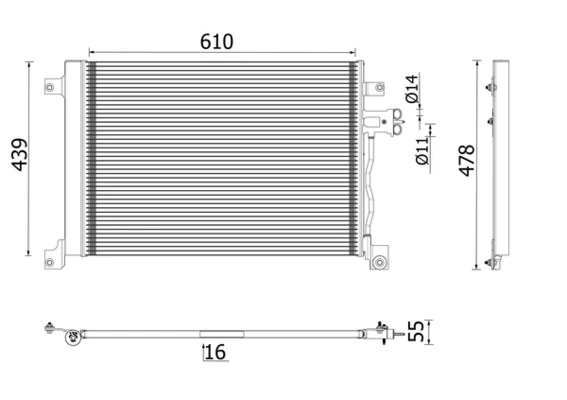 Condenser, air conditioning