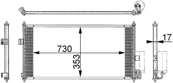 Condenser, air conditioning