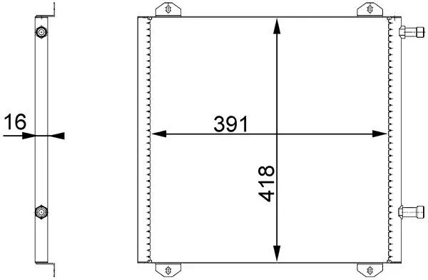Condenser, air conditioning