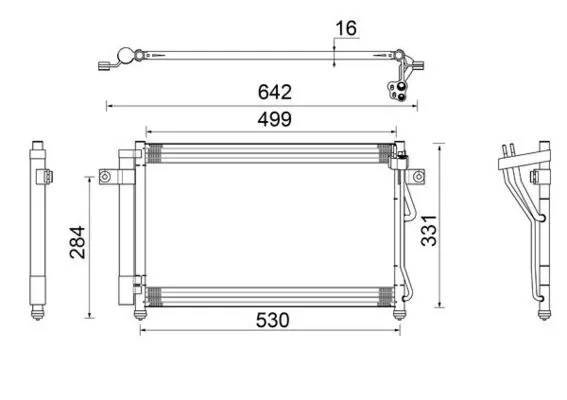 Condenser, air conditioning