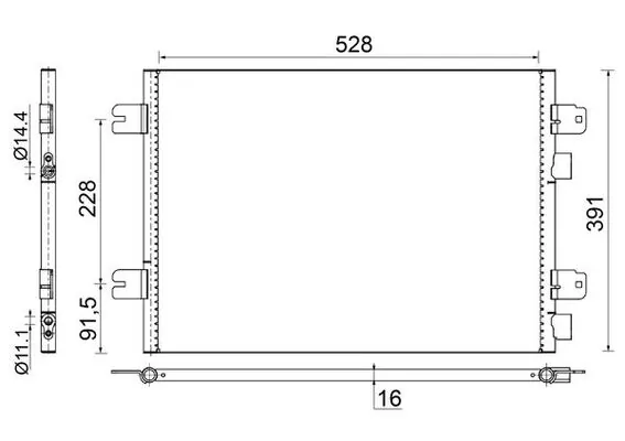 Condenser, air conditioning