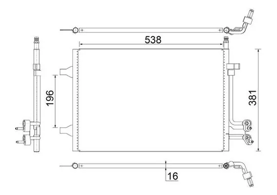 Condenser, air conditioning