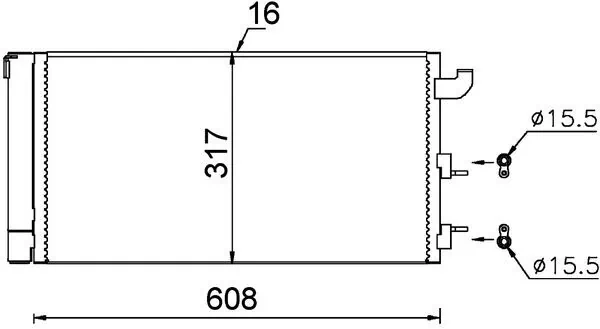 Condenser, air conditioning