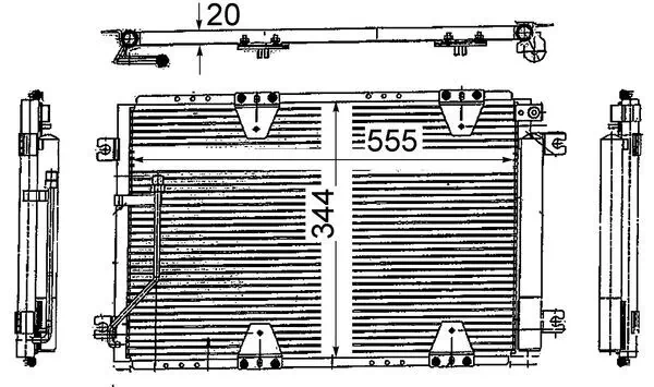 Condenser, air conditioning