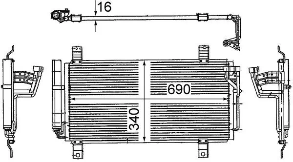 Condenser, air conditioning