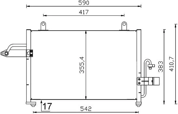 Condenser, air conditioning