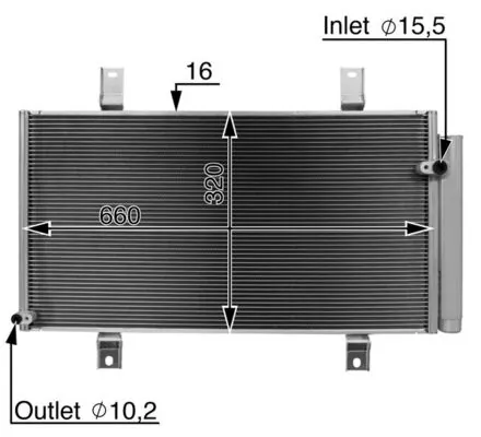 Condenser, air conditioning