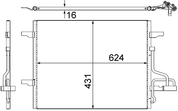 Condenser, air conditioning