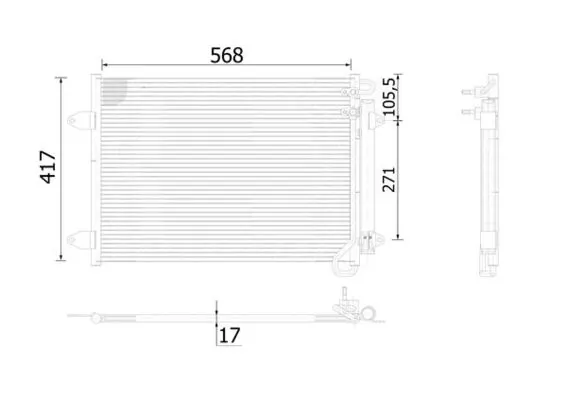 Condenser, air conditioning