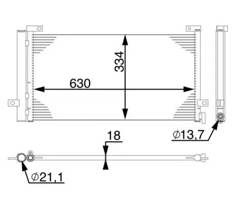 Condenser, air conditioning