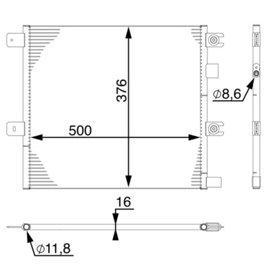 Condenser, air conditioning
