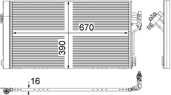 Condenser, air conditioning