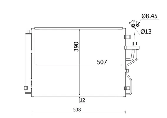 Condenser, air conditioning