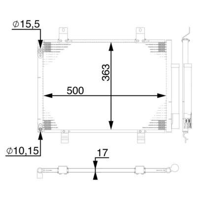 Condenser, air conditioning