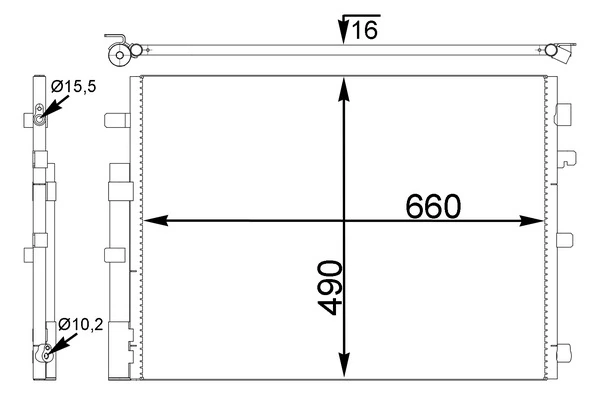 Condenser, air conditioning