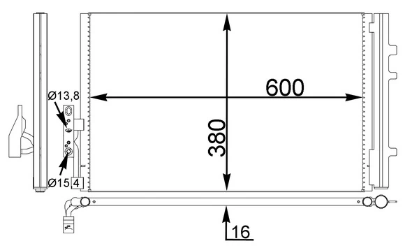 Condenser, air conditioning