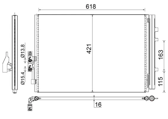 Condenser, air conditioning