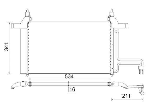 Condenser, air conditioning