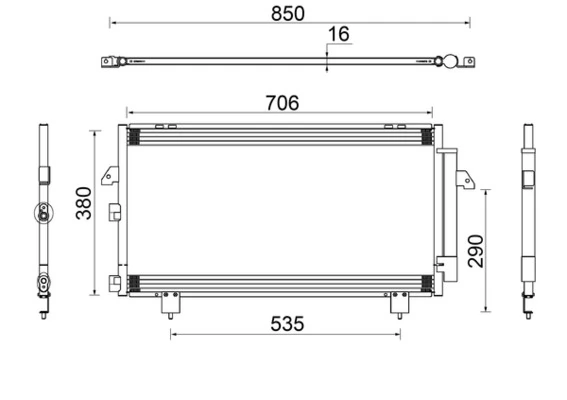 Condenser, air conditioning