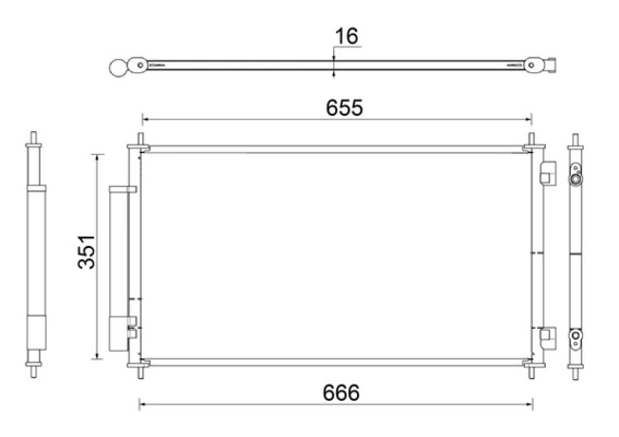 Condenser, air conditioning