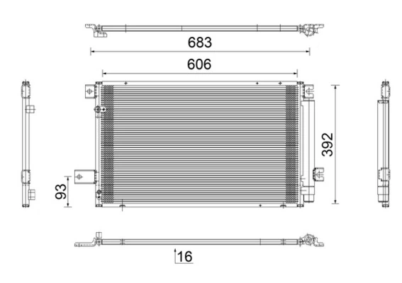Condenser, air conditioning
