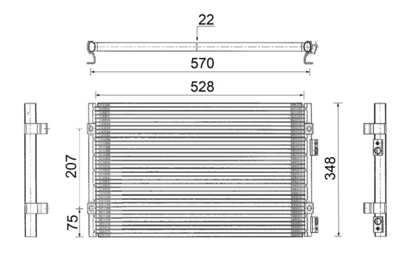 Condenser, air conditioning