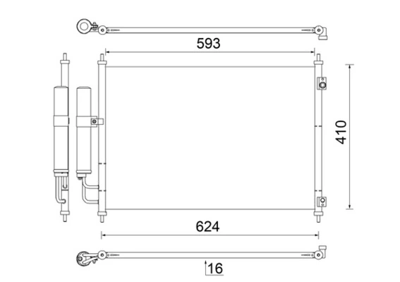 Condenser, air conditioning