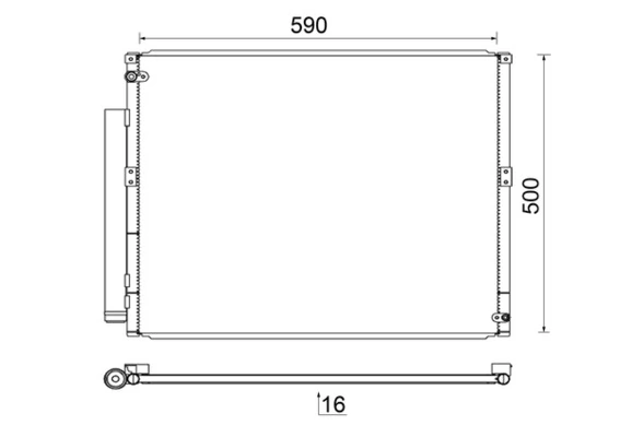 Condenser, air conditioning