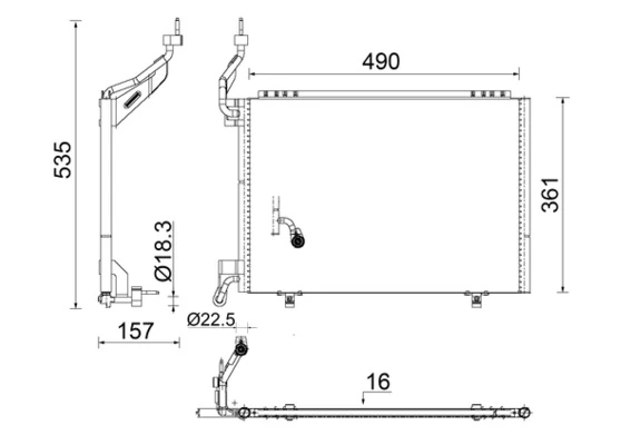 Condenser, air conditioning