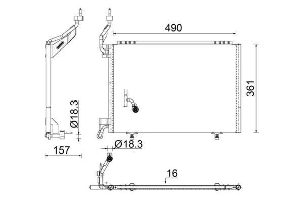 Condenser, air conditioning
