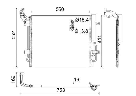 Condenser, air conditioning