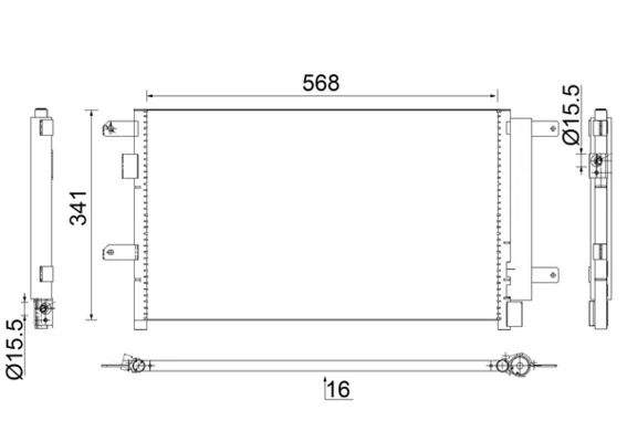 Condenser, air conditioning