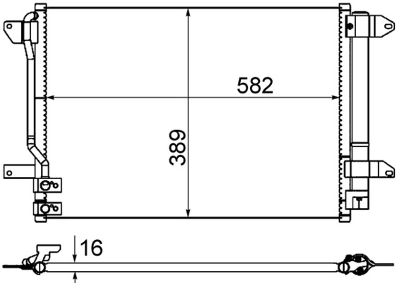 Condenser, air conditioning