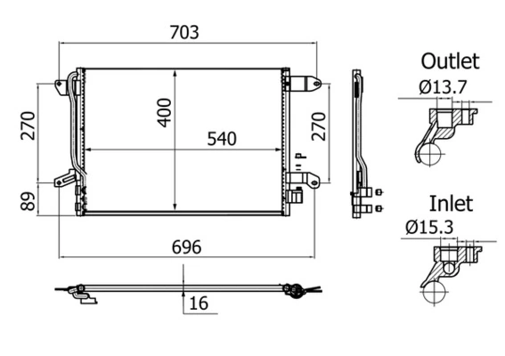 Condenser, air conditioning
