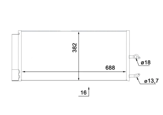 Condenser, air conditioning