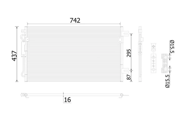 Condenser, air conditioning