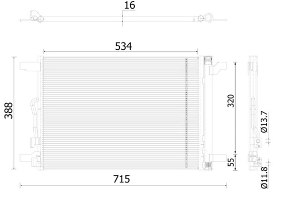 Condenser, air conditioning