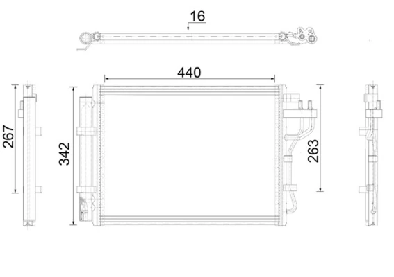 Condenser, air conditioning