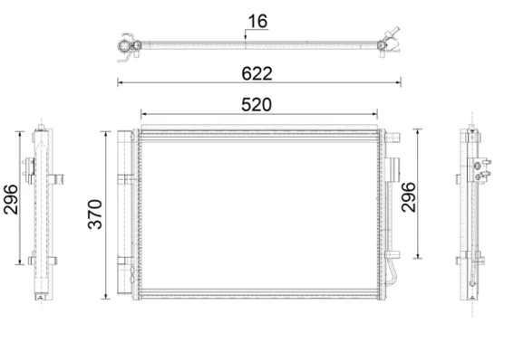 Condenser, air conditioning