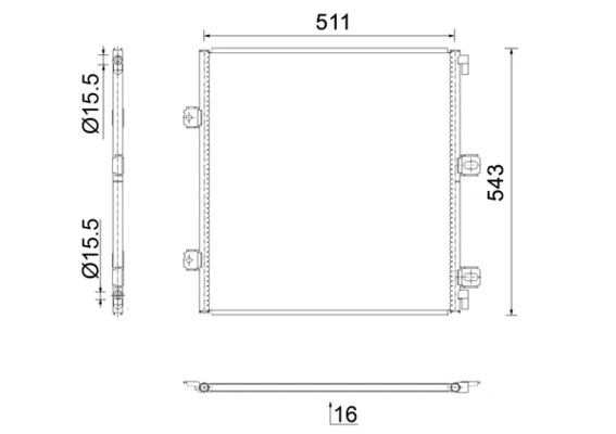 Condenser, air conditioning