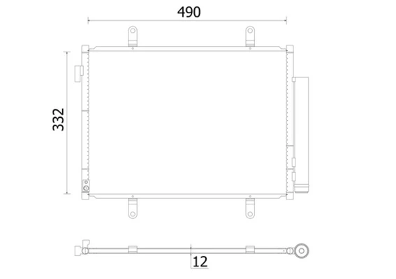 Condenser, air conditioning