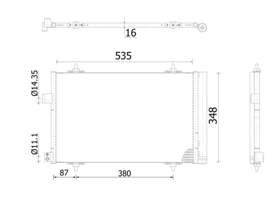 Condenser, air conditioning