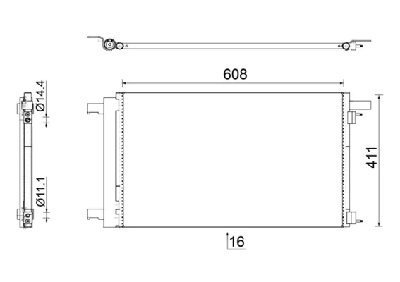Condenser, air conditioning