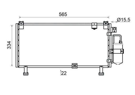 Condenser, air conditioning