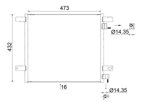 Condenser, air conditioning