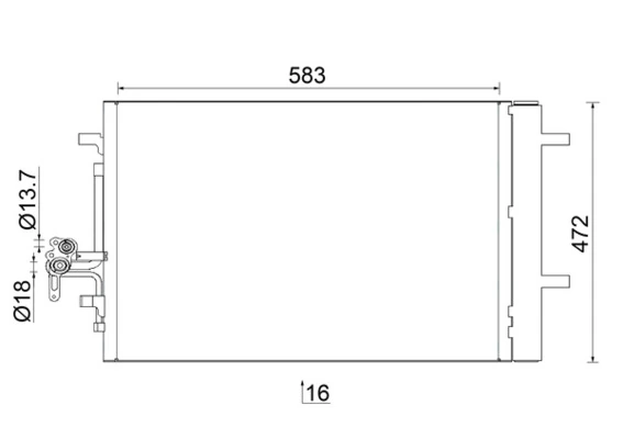 Condenser, air conditioning