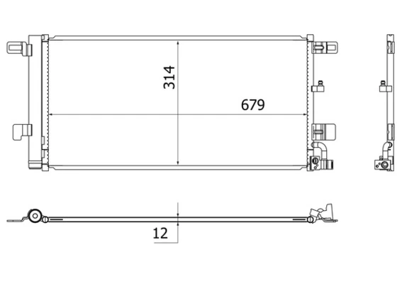 Condenser, air conditioning
