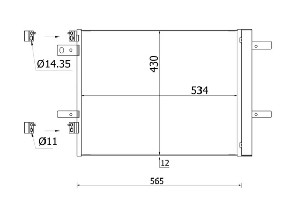 Condenser, air conditioning
