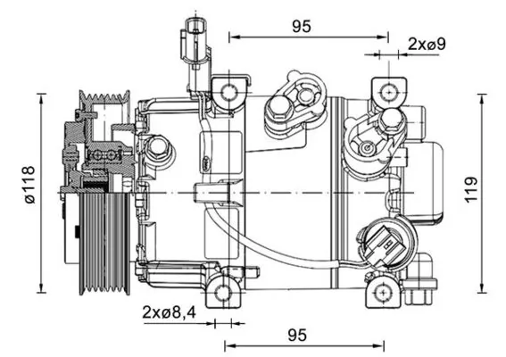 Compressor, air conditioning