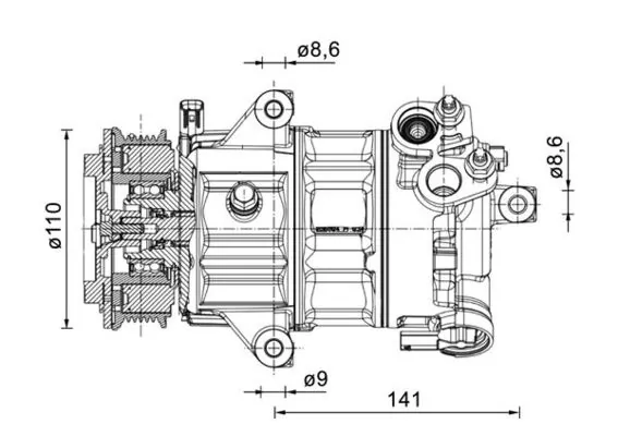 Compressor, air conditioning